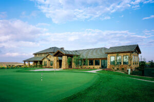 The clubhouse at Colorado National Golf Club